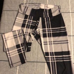 Reebok plaid leggings